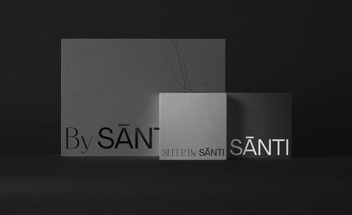 平面设计赋能品牌奢华 Santi豪华床上用品品牌形象设计解析